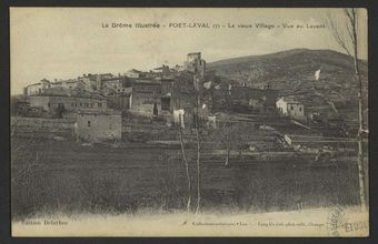 Poêt-Laval - Le vieux village - Vue au levant