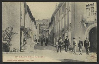 Puy-St-Martin (Drôme) - La grand'rue