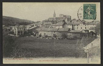 Rochegude (Drôme) - Vue Est