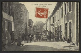 St-Christophe-le-Laris (Drôme) - Rue principale