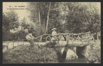 Valence - Le Pont rustique au Parc Jouvet