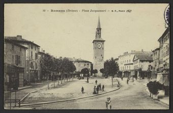 Romans (Drôme) - Place Jacquemart