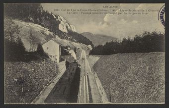 Col de Lus-la-Croix-Haute (Drôme), 1140 m - Ligne de Marseille à Grenoble