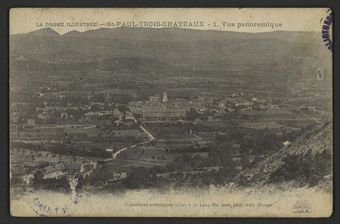 St-Paul-Trois-Châteaux. - Vue panoramique