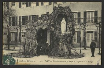 Tain -Etablissement de la Teppe -la Grotte de la Vierge