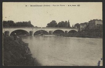 Montélimar (Drôme) - Pont de pierre