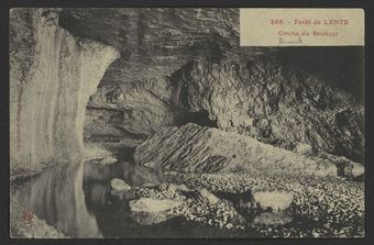 Forêt de Lente. - Grotte du Brudour