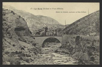 Le Buis (Drôme) - Pont d'Ubrieu
