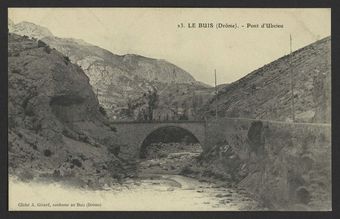Le Buis (Drôme). - Pont d'Ubrieu