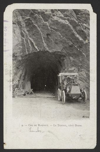 Col de Rousset. - Le Tunnel, côté Diois