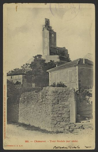 Chamaret. - Tour féodale (XIIe siècle)