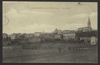 Chateauneuf-de-Galaure (Drôme). - Vue générale
