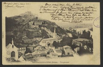 Chateauneuf-d'Isère (Drôme). - Vue générale