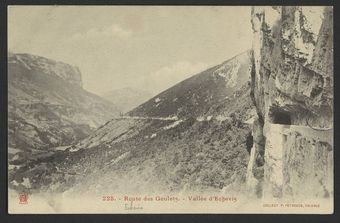 Route des Goulets. - Vallée d'Echevis