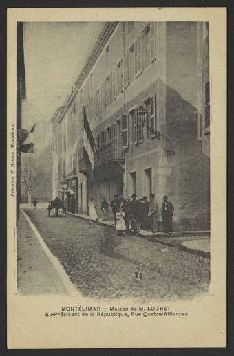 Montélimar - Maison de M. Loubet Ex-Président de la République, rue Quatre-Alliances