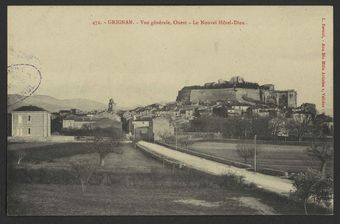 Grignan. - Vue générale, Ouest - Le Nouvel Hôtel-Dieu