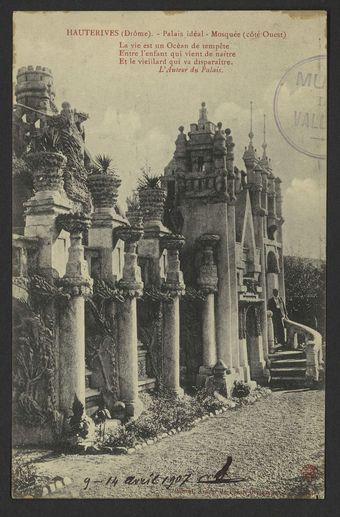 Hauterives (Drôme). - Palais idéal - Mosquée (côté Ouest)