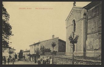 Jaillans (Drôme) - Rue principale du village