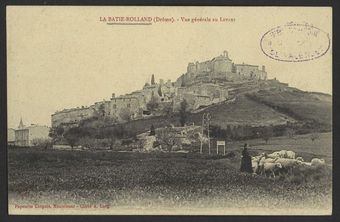 La Batie-Rolland (Drôme) - Vue générale au Levant