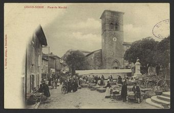 Grand-Serre -Place du marché