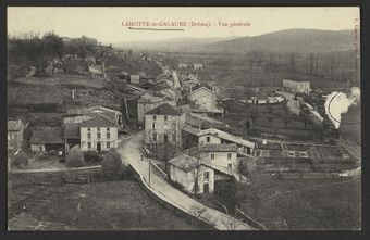 Lamotte-de-Galaure (Drôme) - Vue générale