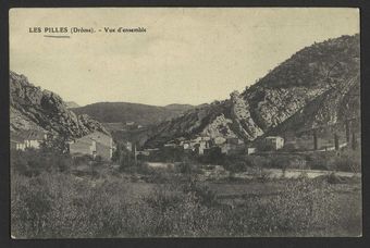 Les Pilles (Drôme) - Vue d'ensemble