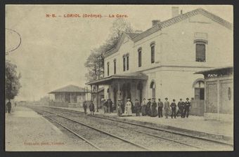 Loriol (Drôme) - La gare