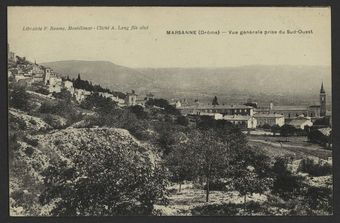 Marsanne (Drôme) - Vue générale prise du sud-ouest