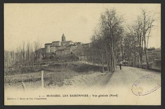 Mirabel-aux-Baronnies - Vue générale (Nord)