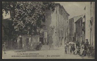 Mirabel-aux-Baronnies (Drôme) - Rue principale
