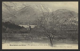 Montbrun-les-Bains - Vue générale de la valée de Montbrun