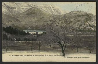 Montbrun-les-Bains - Vue générale de la valée de Montbrun