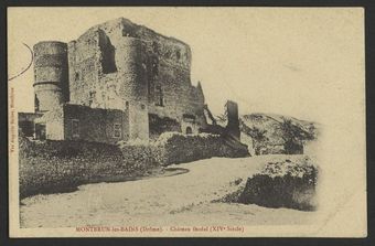 Montbrun-les-Bains (Drôme) - Château féodal (XIVè siècle)