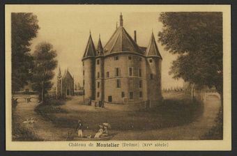 Château de Montélier (Drôme) (XIVè siècle)