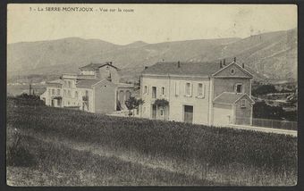 La Serre-Montjoux - Vue sur la route