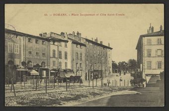 Romans - Place Jacquemart et Côte Saint-Ursule