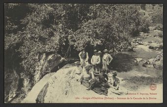 Gorges d'Omblèze (Drôme) - Sommet de la cascade de la Druise