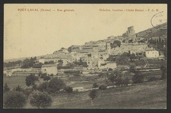 Poêt-Laval (Drôme) - Vue générale