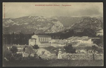 Rochefort-Sanson (Drôme) - Vue générale