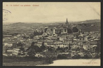 St-Donat vue générale (Drôme)