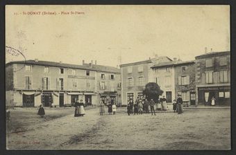 St-Donat (Drôme) - Place St-Pierre