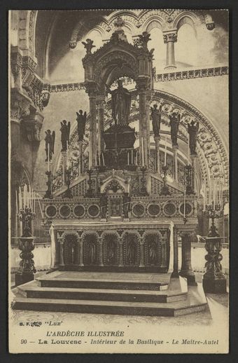 La louvesc - Intérieur de la Basilique - Le Maître-Autel