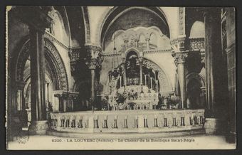 La Louvesc (Ardèche). - Le Chœur de la Basilique Saint-Régis