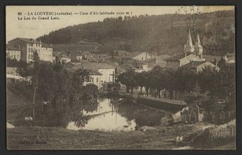 La Louvesc (Ardèche) Le Lac du Grand Lieu