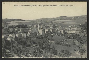 La Louvesc (Ardèche). - Vue générale Orientale
