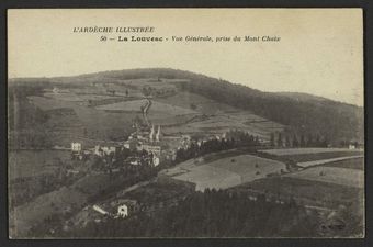 La Louvesc - vue Générale, prise du Mont Chaix