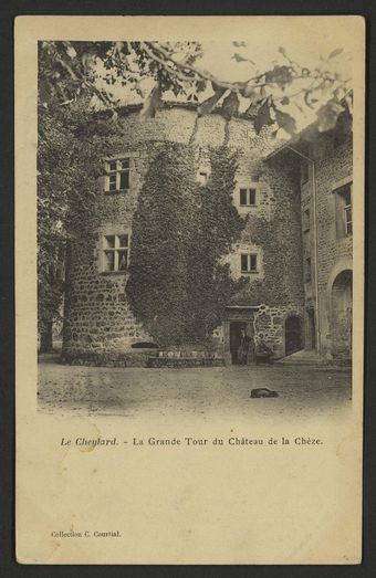 Le Cheylard. - La Grande Tour du Château de la Chèze