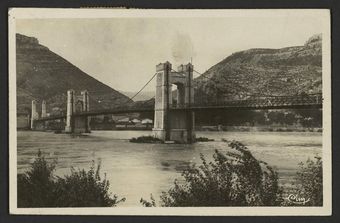 Le Pouzin (Ardèche) - Pont du Rhône