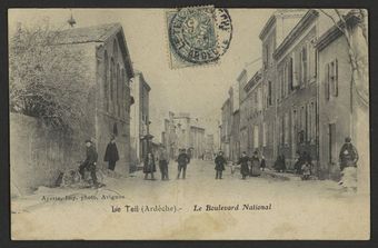 Le Teil (Ardèche). - Le Boulevard National