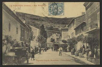 La Violette (Ardèche) - Rue Principale